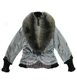 Женская зимняя куртка с меховым воротником, Salco, бутик Lola Konti Couture