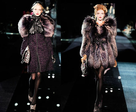 Лисы в моде: модные тенденции зимы  2009-2010