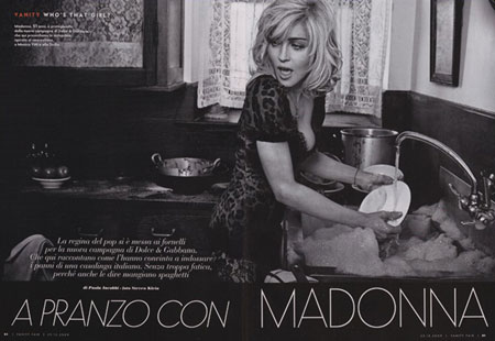 Madonna for Dolce & Gabbana Spring 2010