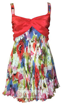 Плиссированное платье с цветами, дизайнер Ия Йоц