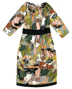 Платье с разноцветным принтом, Илья Челышев, магазин Designers
