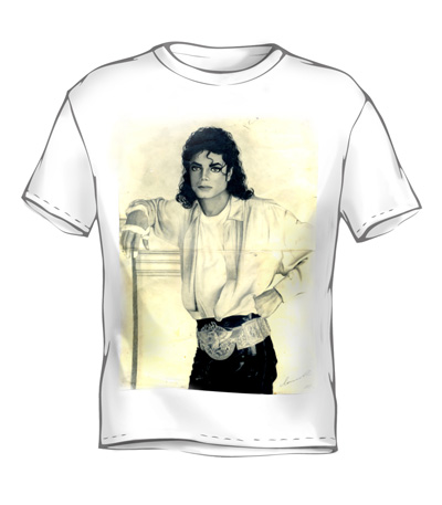 Всего выпущено 50 футболок - количество, равное числу лет, прожитых Майклом