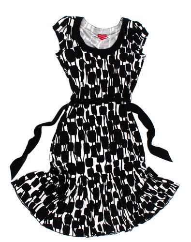 Платье черно-белое трикотажное, 2999 руб., Woolstreet 