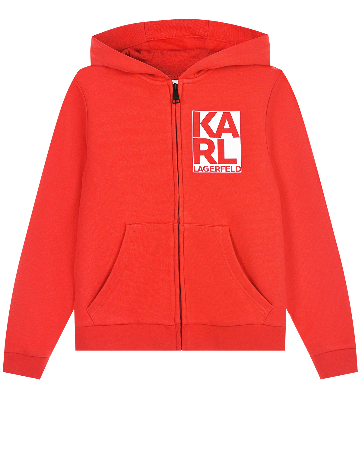 Где купить Красная спортивная куртка с логотипом Karl Lagerfeld kids Karl Lagerfeld 