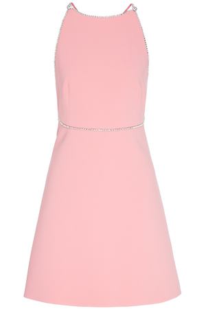 Короткое платье розового цвета Miu Miu