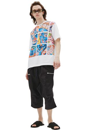 Хлопковая футболка с восточным принтом