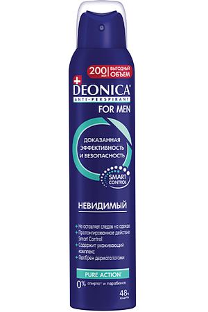DEONICA Антиперспирант Невидимый FOR MEN (спрей) 200