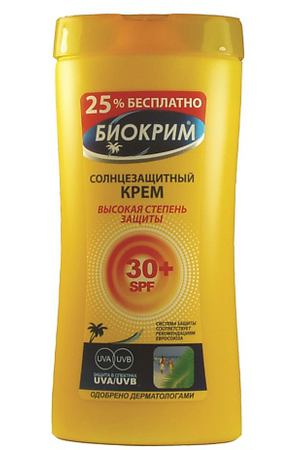 БИОКРИМ Солнцезащитный крем SPF 30+ 200