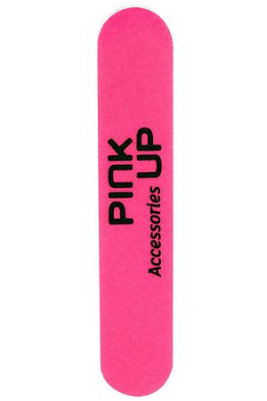 PINK UP Пилка для ногтей ACCESSORIES mini розовая 180 грит