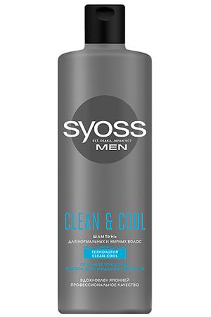 SYOSS Шампунь для мужчин для нормальных и жирных волос Clean&Cool