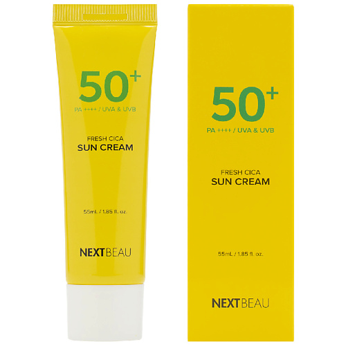 Где купить NEXTBEAU Солнцезащитный освежающий крем с центеллой азиатской SPF 50+ / PA++++ 55 Nextbeau 