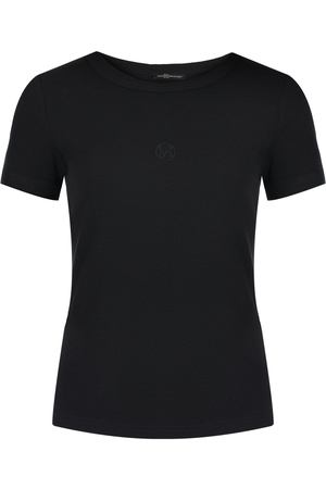 Базовая приталенная футболка, черная Dan Maralex