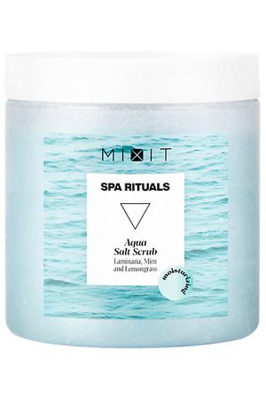MIXIT Увлажняющий солевой скраб для тела с экстрактами ламинарии и мяты SPA RITUALS Aqua Salt Scrub