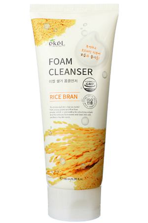 Ekel Пенка для умывания с Отрубями рисовыми Смягчающая Foam Cleanser Rice Bran 180