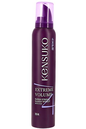 KENSUKO Мусс для волос EXTREME сверхсильная фиксация (с эффектом блеска) 200