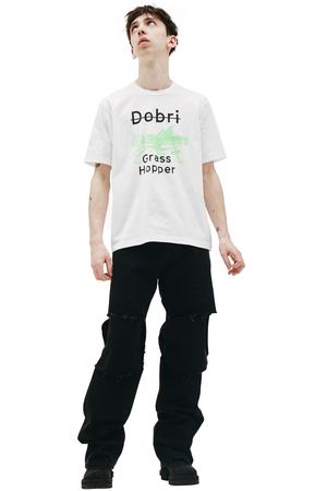 Хлопковая футболка с принтом Dobri