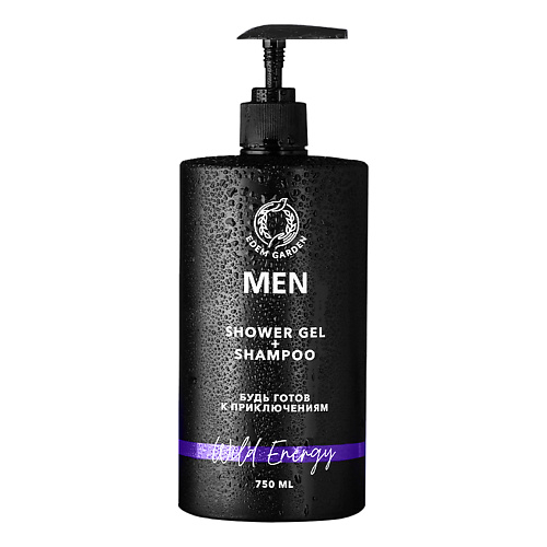 Где купить EDEM GARDEN Гель для душа и шампунь мужской MEN 2в1 для тела и волос Wild Energy 750 Edem Garden 