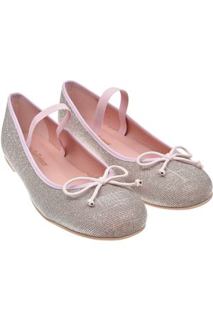 Розовые туфли с отделкой люрексом Pretty Ballerinas