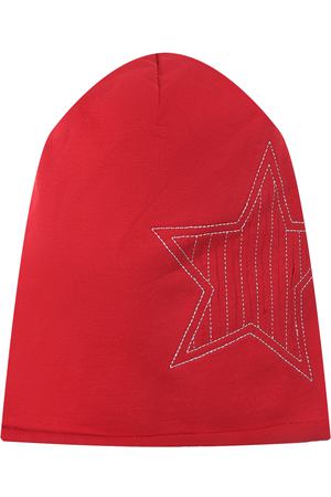 Красная шапка с декором &quot;звезда&quot; Catya