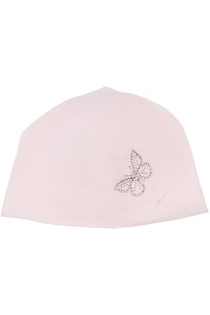 Розовая шапка с бабочкой из стразов Story Loris