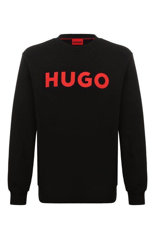 Где купить Хлопковый свитшот HUGO Hugo Hugo Boss 
