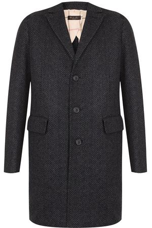 Однобортное пальто из смеси кашемира и шерсти Loro Piana