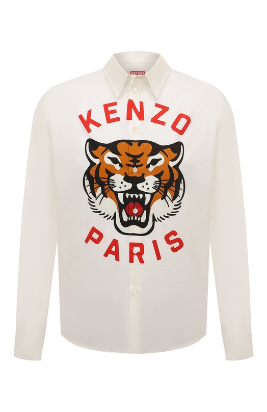Где купить Хлопковая рубашка Kenzo Kenzo 