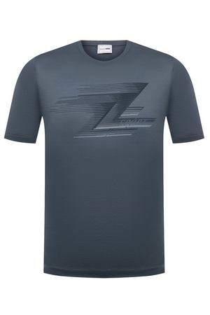 Хлопковая футболка Zilli Sport
