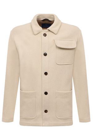 Куртка-рубашка из шерсти и кашемира Andrea Campagna
