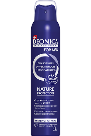 DEONICA FOR MEN Антиперспирант NATURE PROTECTION 200.0