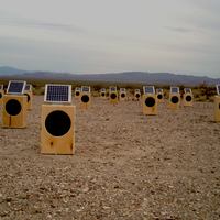 Аудио-инсталляция на солнечных батареях 