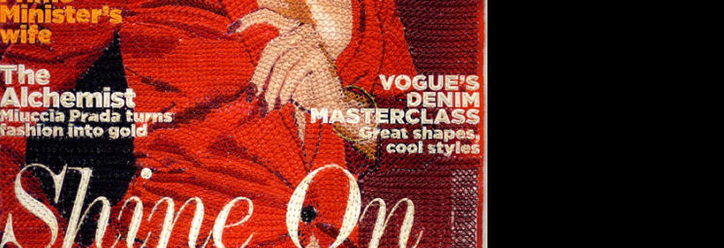Вышивание крестиком в Vogue