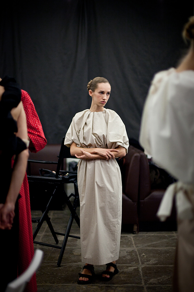 Nina Donis ss 2012. Backstage