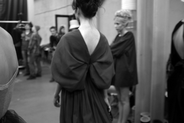 Backstage. Ulyana Sergeenko ss 2012