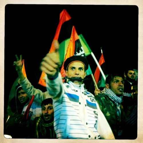 Революция в Ливии на iPhone