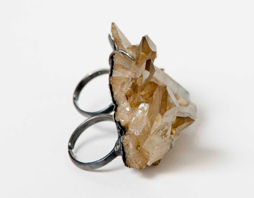 Кольца-кристаллы австралийского дизйанера Билли Брайд (Billy Bride).