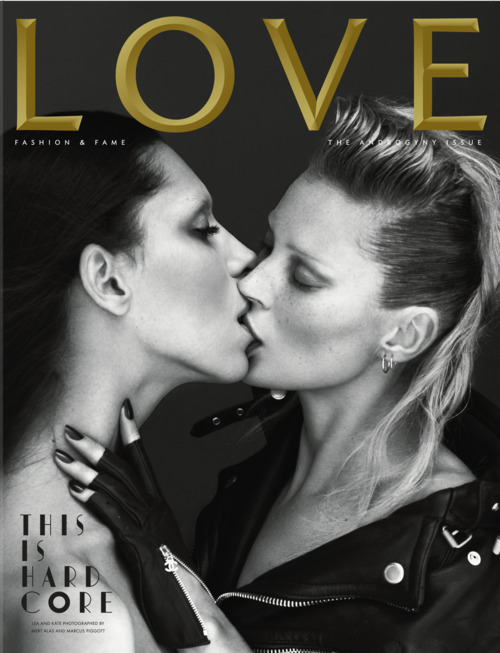 Обложка журнала Love №5. Кейт Мосс и Леа Т.
