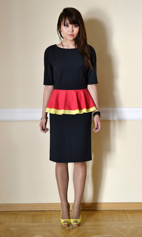 Платье из коллекции осень-зима 2012-2013 модного дома Kogel