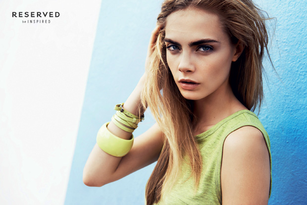 Кара Делевинь в рекламной кампании Reserved, коллекция весна-лето 2013