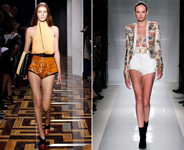 Тенденции моды 2012: Balenciaga весна-лето 2012, Balmain весна-лето 2012