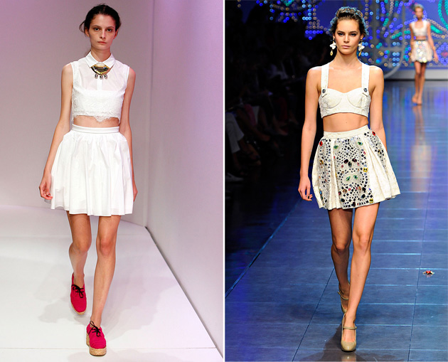 Тенденции моды 2012: Carven весна-лето 2012, Dolce Gabbana весна-лето 2012