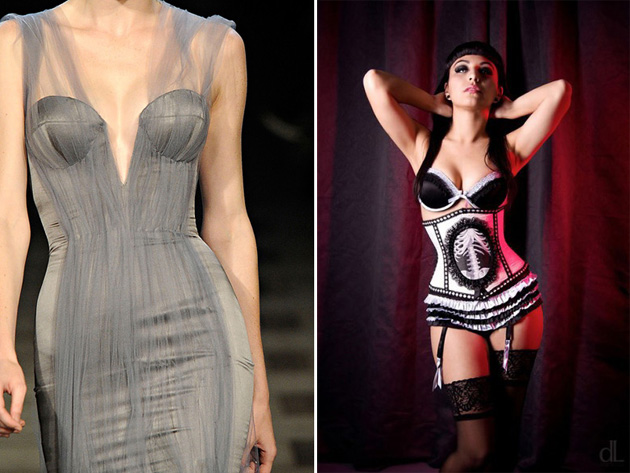 Тенденции моды 2012, нижнее белье