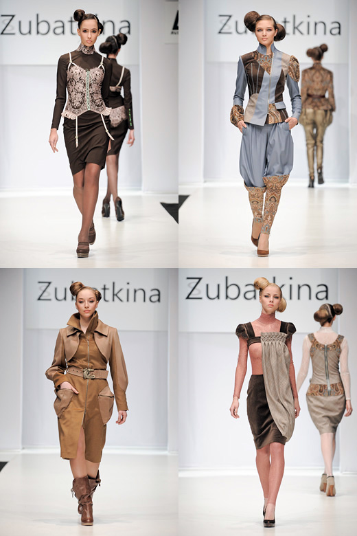 Модели коллекции Светланы Зубаткиной на RFW Российской неделе моды