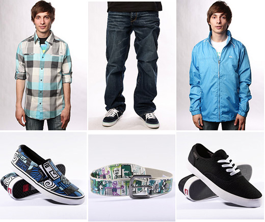 Весенне-летняя коллекция мужской одежды и обуви Quiksilver на Proskater.ru