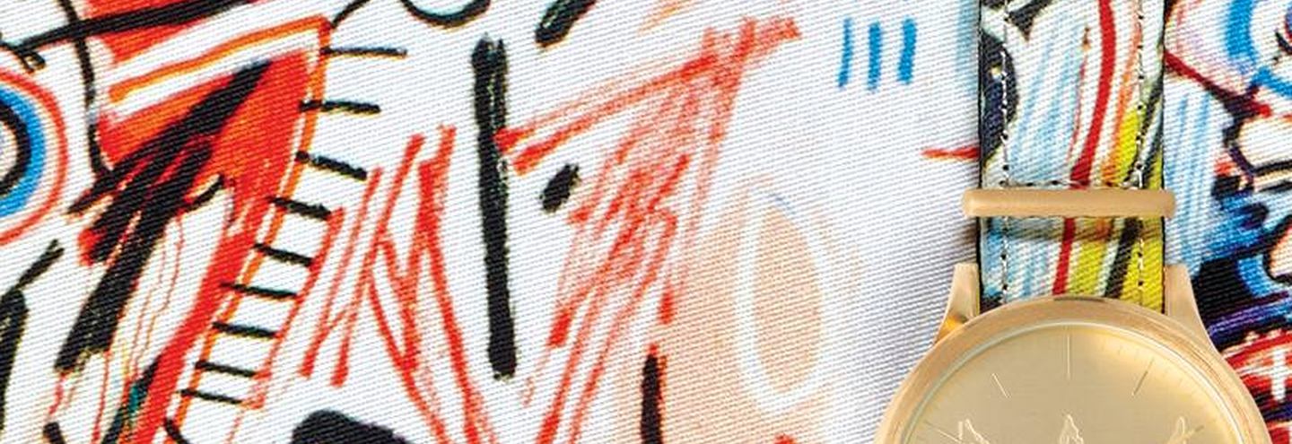 Картины Жана-Мишеля Баския легли в основу свежей линейки часов Komono