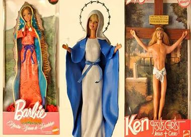  Художники превратили кукол Барби в святых 