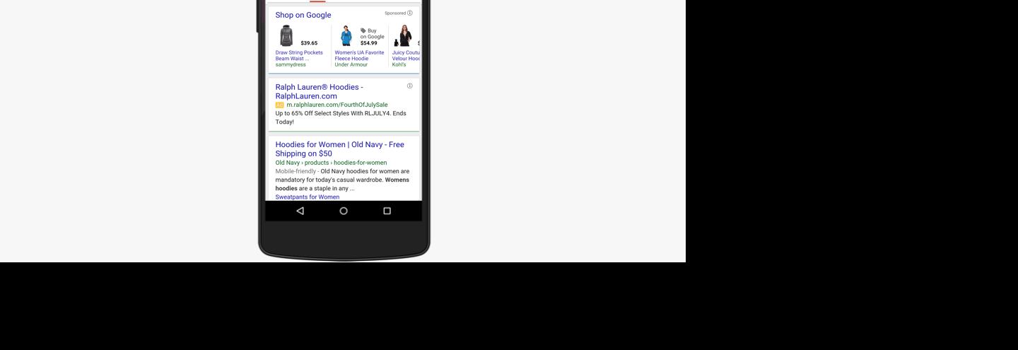 Google будет продавать товары прямо в мобильной поисковой выдаче