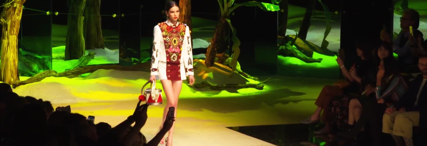 Видео: показ Dolce & Gabbana  Весна/Лето 2017