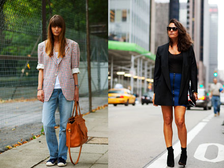 Тенденции моды 2009. Мужские вещи в женском гардеробе