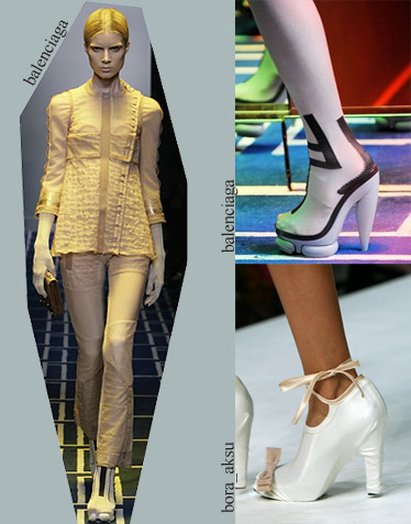 Обувь весна-лето 2009. Balenciaga. Bora Aksu. Тенденции моды весны-лета 2009 